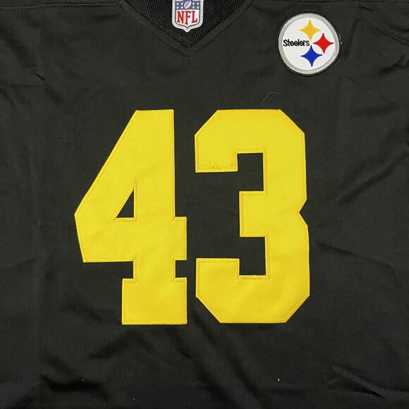 Nike NFL Pittsburgh Steelers Black Jersey #43 Polamalu - Picture 3 of 6